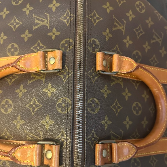 Louis Vuitton Monogram LV Keepall 45 handbag Brown Travel Duffle Bag. A Beauty! - Picture 13 of 17